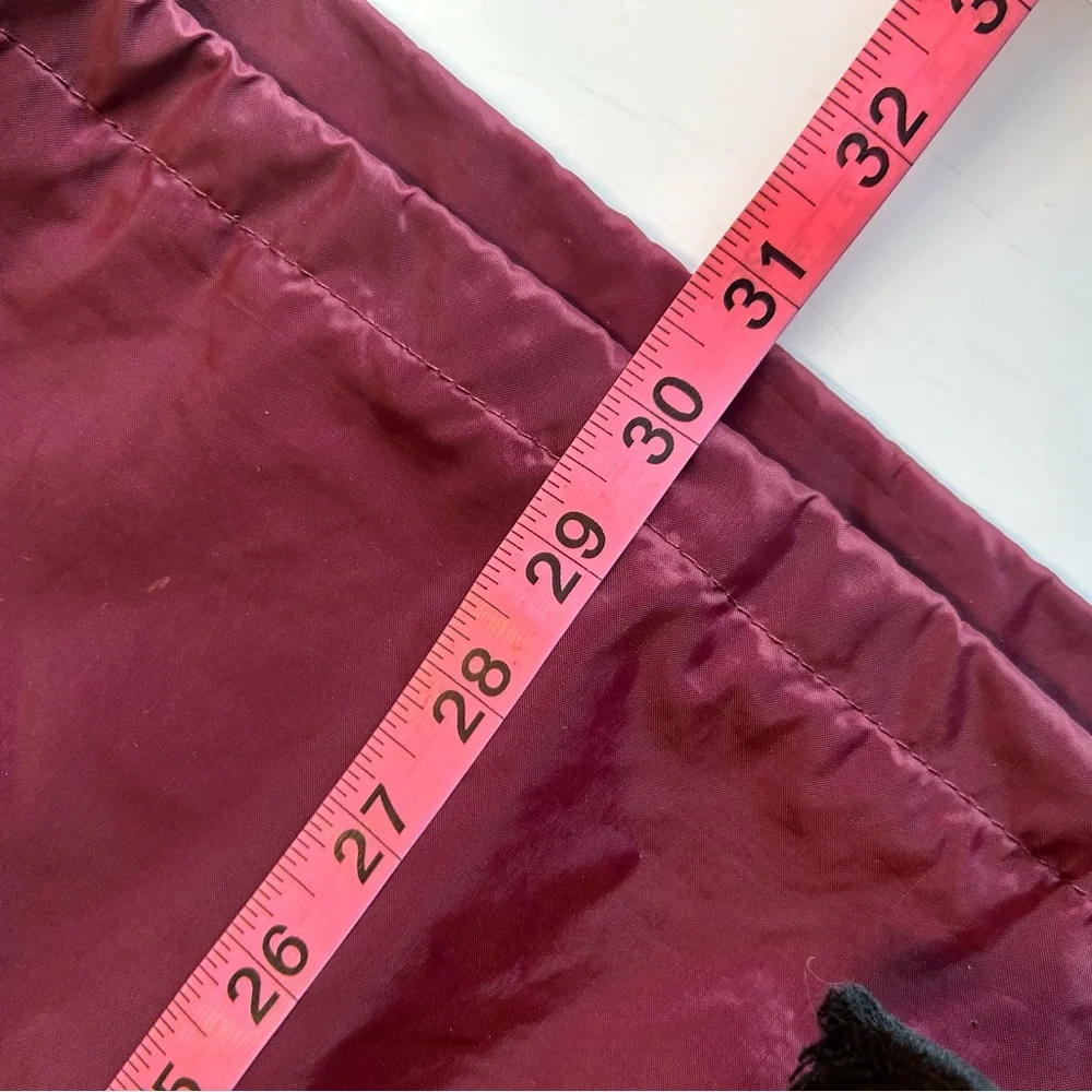 Vintage 90s Jansport Medium Burgundy and Dark Green Hooded Windbreaker Anorak